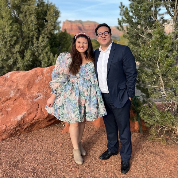 Selkie Floral My So Called Life Puff Dress Size 4X - Picture 2 of 6